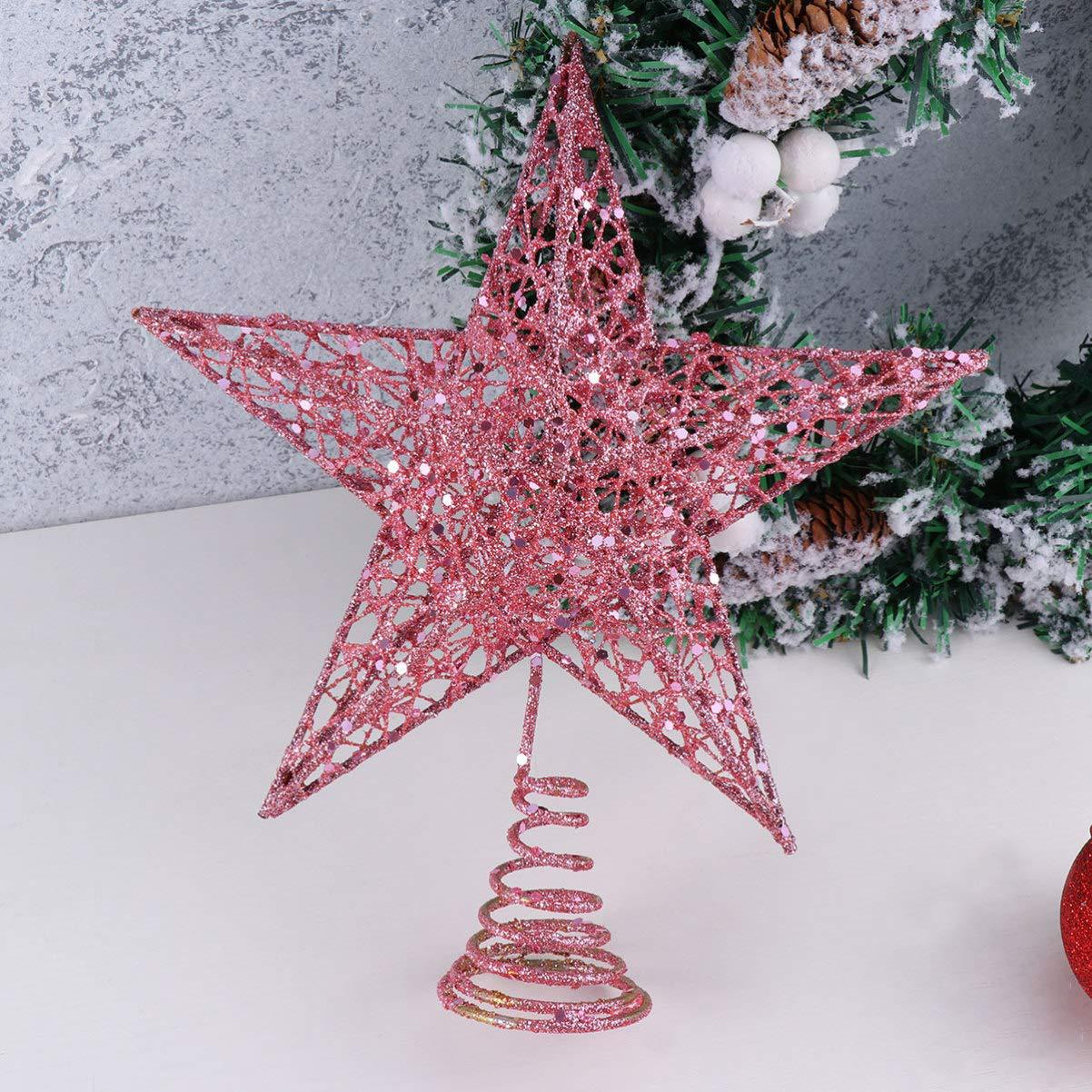 Whole TreeTop Star Iron Decoration FivePointed Star Sequin ThreeDimensional FivePointed Star Christmas Layout Supplies Whole TreeTop Star Iron Decoration FivePointed Star Sequin ThreeDimensional FivePointed Star Christmas Layout Supplies
