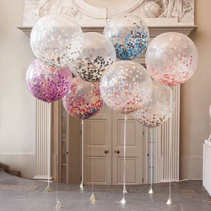 Confetti Balloon12-Inch Paper Scrap Balloon round Sequin Balloon Transparent Rose Gold Paper Scrap Latex Ball Confetti Balloon12-Inch Paper Scrap Balloon round Sequin Balloon Transparent Rose Gold Paper Scrap Latex Ball