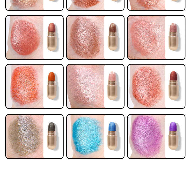Lustre Sequin Capsule Eyeshadow Compact Waterproof Easy to Color Mashed Potatoes 12Color Eye Shadow CrossBorder Makeup Lustre Sequin Capsule Eyeshadow Compact Waterproof Easy to Color Mashed Potatoes 12Color Eye Shadow CrossBorder Makeup