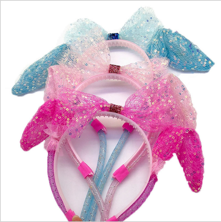 Sequin Light-Emitting Moving Rabbit Ears Hair Hoop-Pinch Air Bag Light-Emitting Rabbit Ears Headdress Night Market Stall Sequin Light-Emitting Moving Rabbit Ears Hair Hoop-Pinch Air Bag Light-Emitting Rabbit Ears Headdress Night Market Stall