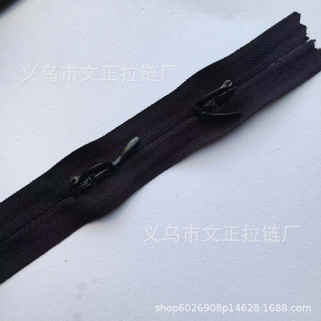 No. 3 Invisible Zipper Double Head 4 Head 6 Head Multi Head Nursing Wear Cloth Lace Edge Car Supplies Luggage Zipper No. 3 Invisible Zipper Double Head 4 Head 6 Head Multi Head Nursing Wear Cloth Lace Edge Car Supplies Luggage Zipper