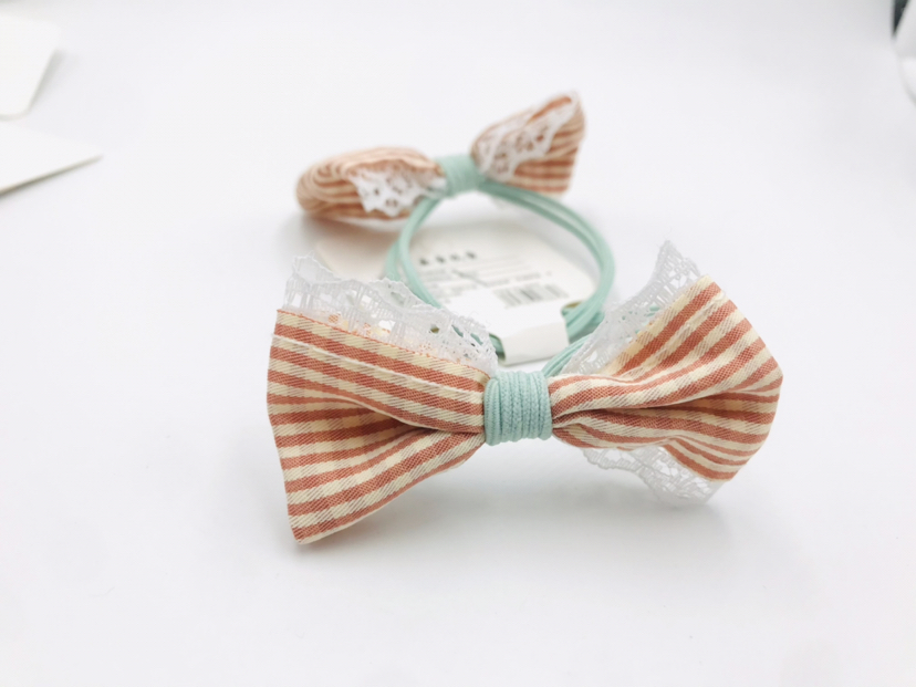 Lace Edge Bowknot Headband Hair Rope Hair Ring Student Plaid Knotted Hair Tie Hair Accessories Headdress Lace Edge Bowknot Headband Hair Rope Hair Ring Student Plaid Knotted Hair Tie Hair Accessories Headdress