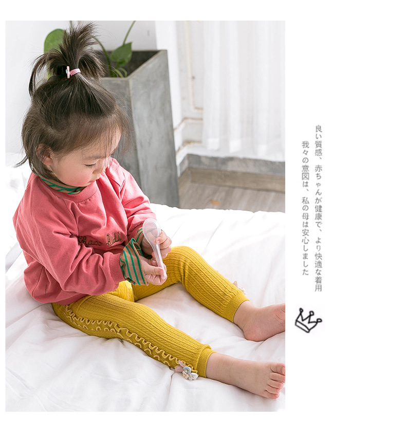 Spring and autumn double needle crotch lace baby pantyhose baby tights bottom pantyhose vertical agaric edge nine minutes pants Spring and autumn double needle crotch lace baby pantyhose baby tights bottom pantyhose vertical agaric edge nine minutes pants