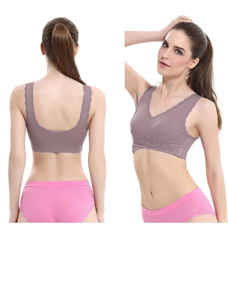Super Push up Adjustable Chest Support Running Vest 8 Colors 7 Yards Front Cross Side Buckle Lace Edge Sports Yoga Bra Super Push up Adjustable Chest Support Running Vest 8 Colors 7 Yards Front Cross Side Buckle Lace Edge Sports Yoga Bra