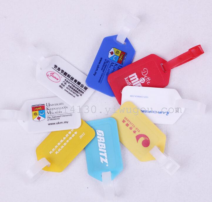 Wholesale manufacturers: plastic boarding passes can be printed luggage tag luggage accessories listing lolg