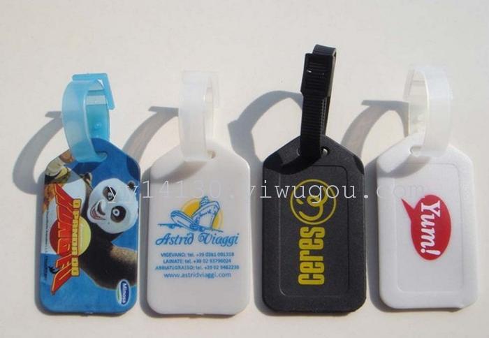 Wholesale manufacturers: plastic boarding passes can be printed luggage tag luggage accessories listing lolg