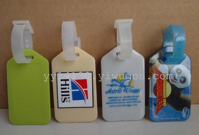 Wholesale manufacturers: plastic boarding passes can be printed luggage tag luggage accessories listing lolg