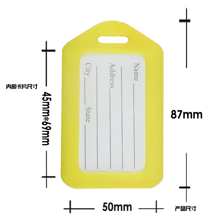Plastic Aircraft High-End Boarding Tag Suitcase Consignment Tag Luggage Tag