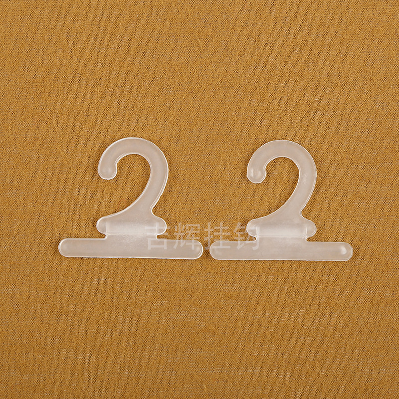 Factory Wholesale Transparent Socks Packaging Hook Multi-Functional Plastic Flat Hoy Supermarket Snack Display Tag Trademark Hook