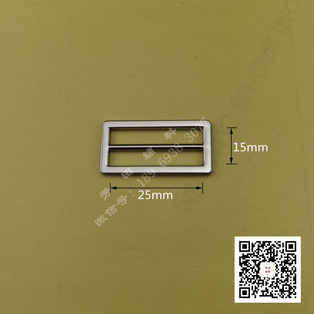 25 Inner Diameter Alloy Three-Gear Buckle 9-Word Hook Grade A Electroplating Environmental Protection