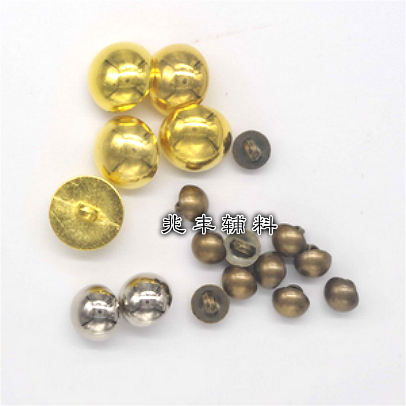 Mushroom buckle wholesale electroplating plastic head buttons and buttons with a shirt button