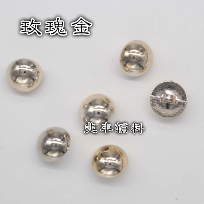 Mushroom buckle wholesale electroplating plastic head buttons and buttons with a shirt button Mushroom buckle wholesale electroplating plastic head buttons and buttons with a shirt button