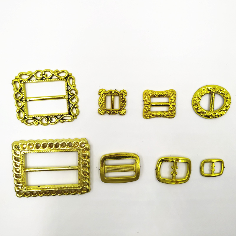 Belt Buckle Shoe Buckle Golden Silver Japanese Buckle Christmas Jewelry Electroplating Accessories 8 Specifications Belt Buckle Shoe Buckle Golden Silver Japanese Buckle Christmas Jewelry Electroplating Accessories 8 Specifications