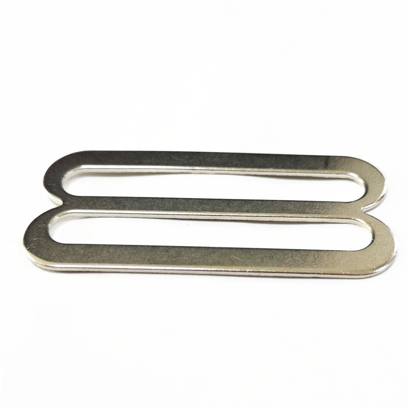 Adjustable Buckle Surface Electroplating AntiRust Ribbon Adjustable Elastic Buckle Thickened 255cm Ribbon 8Word Buckle