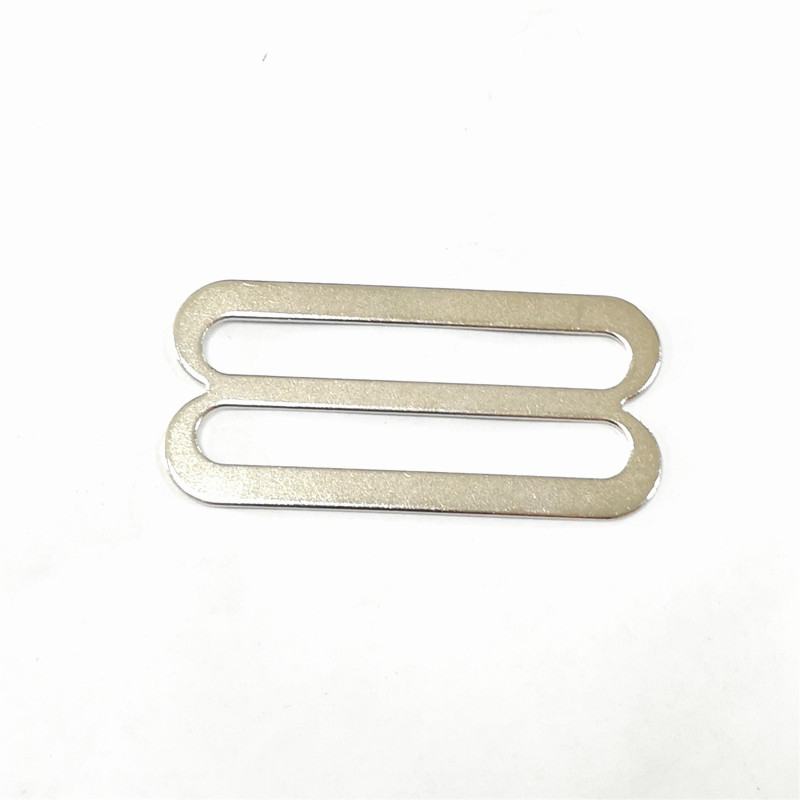 Adjustable Buckle Surface Electroplating AntiRust Ribbon Adjustable Elastic Buckle Thickened 255cm Ribbon 8Word Buckle
