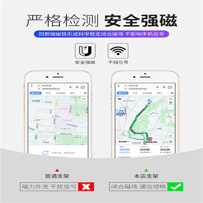 Car Magnetic Aromatherapy Bracket Mobile Phone Bracket Car Perfume Buckle Air Outlet Strongly Fixed Support Navigation