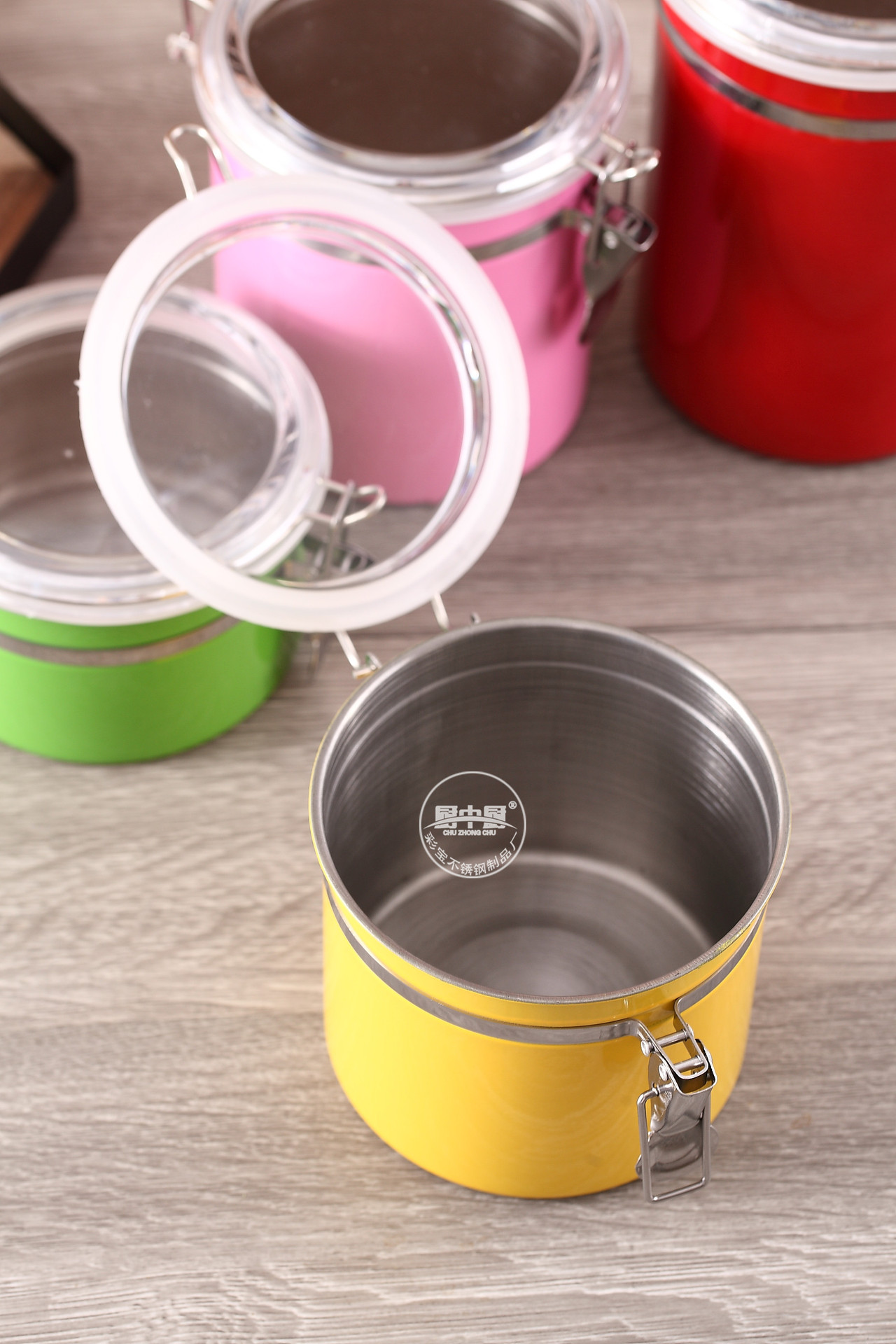tank with magnetic 410 food storage tank sugar tank multipurpose seasoning tank double buckle stainless steel tank