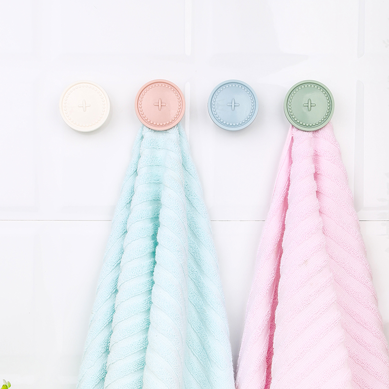 Seamless Napkin Towel Hook Bathroom Wall Paste Towel Clip Magnetic Sticky Hook Kitchen Storage Wall Cloth Cloth Clamp