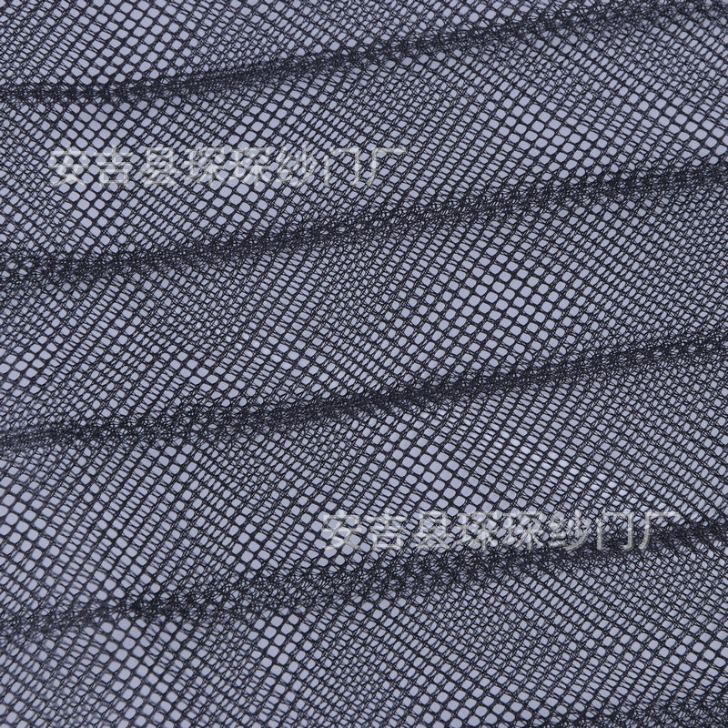 Magnetic Buckle Door Curtain Wholesale Black Magnetic Buckle Mosquito-Proof Soft Door Curtain Custom Non-Woven Striped 