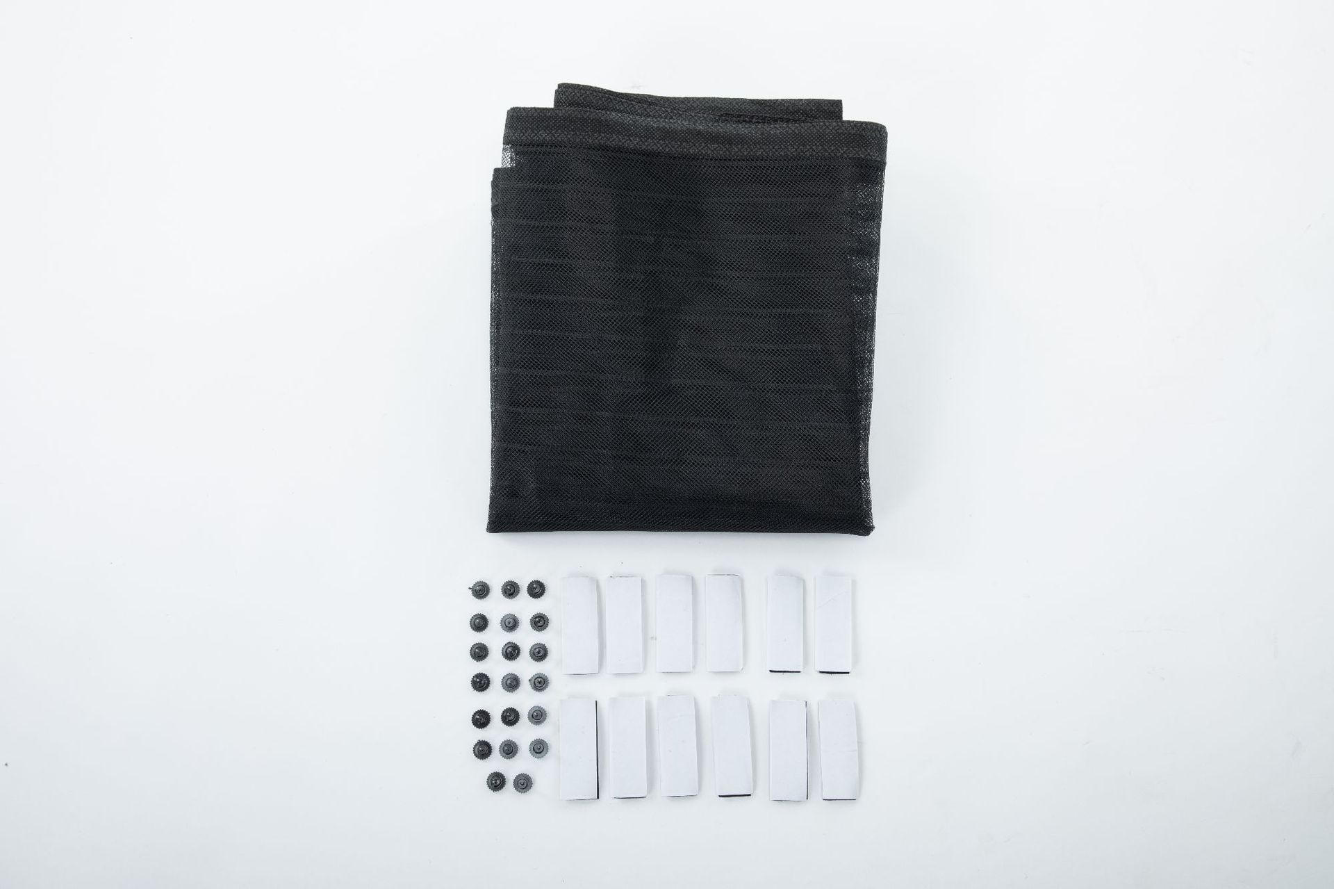 Magnetic Buckle Door Curtain Wholesale Black Magnetic Buckle Mosquito-Proof Soft Door Curtain Custom Non-Woven Striped 