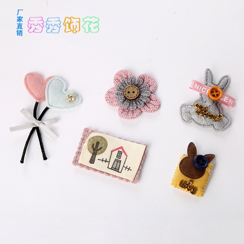 New autumn and winter cartoon cloth paste rabbit plum leggings clothing accessories New autumn and winter cartoon cloth paste rabbit plum leggings clothing accessories