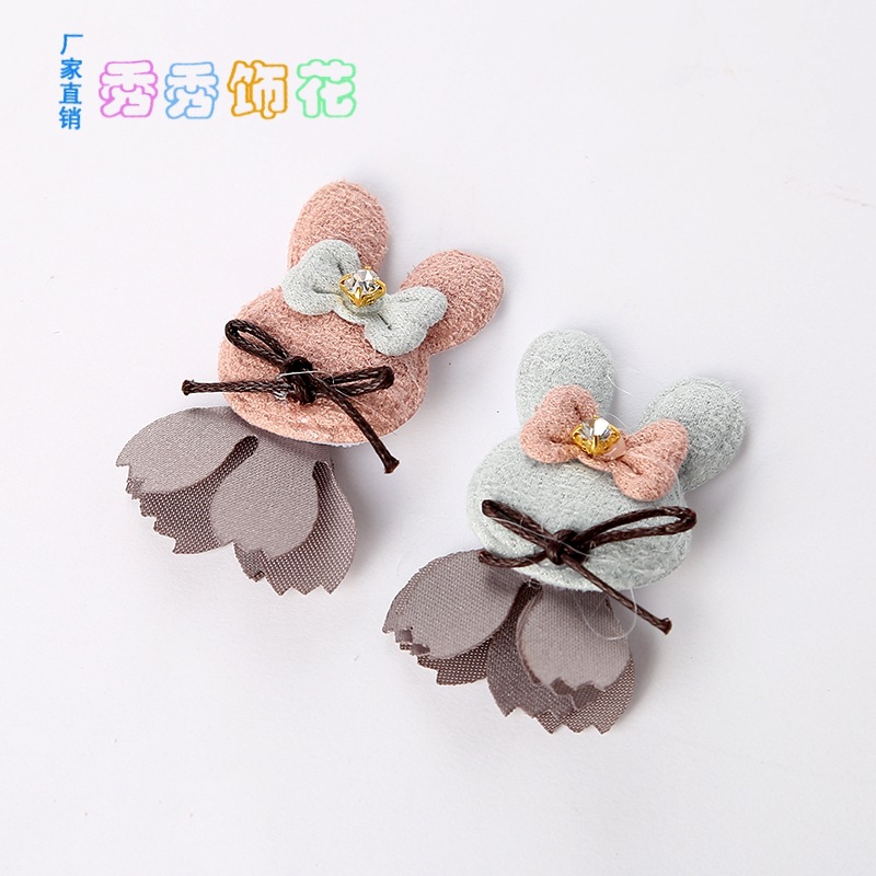 New autumn and winter cartoon cloth paste rabbit plum leggings clothing accessories New autumn and winter cartoon cloth paste rabbit plum leggings clothing accessories