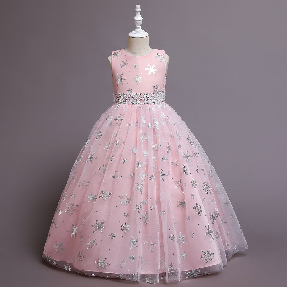 Christmas Children's Dress Princess Dress Long Printed Tulle Skirt Dance Skirt 5-14 Years Old Girl Dress in Stock Christmas Children's Dress Princess Dress Long Printed Tulle Skirt Dance Skirt 5-14 Years Old Girl Dress in Stock