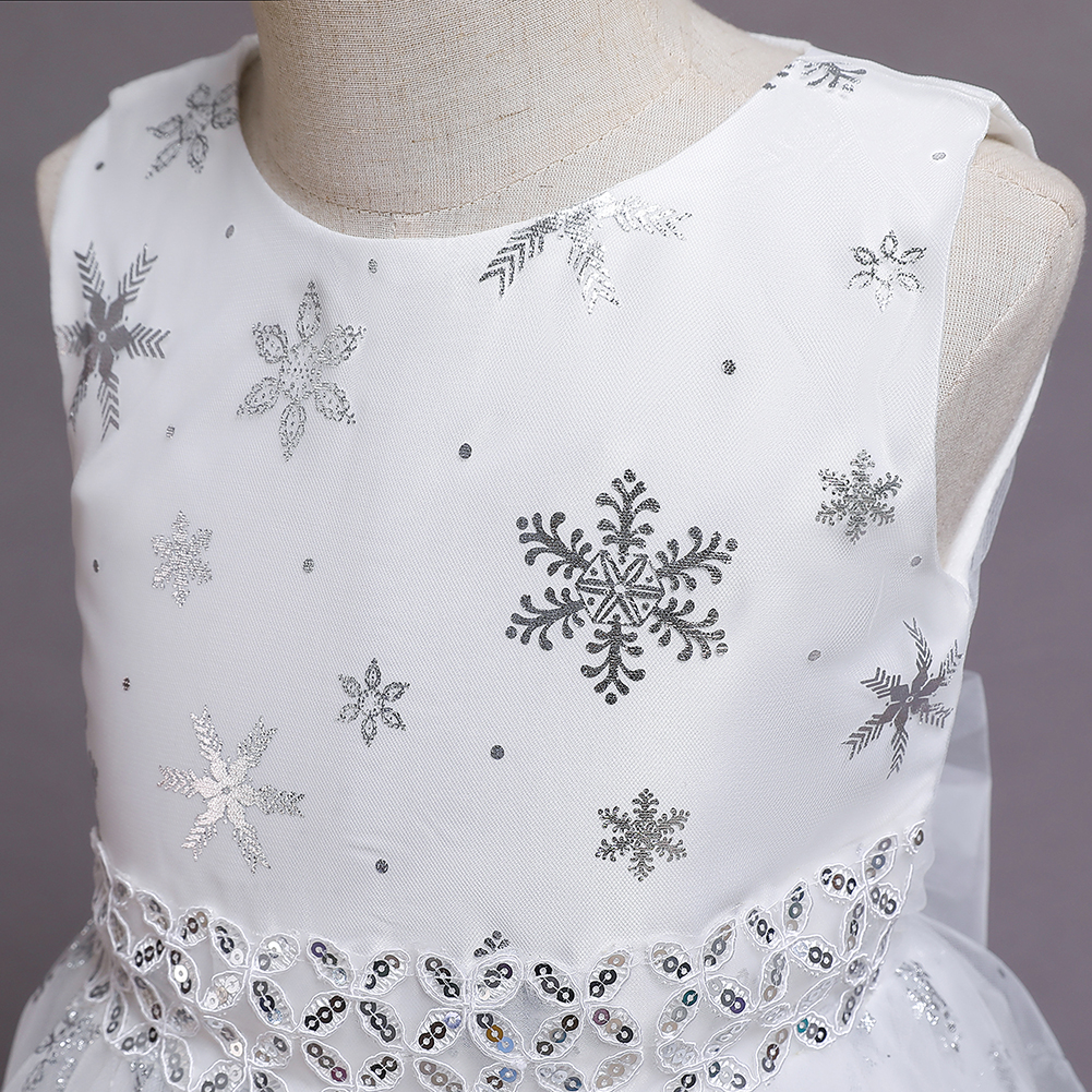 Christmas Children's Dress Princess Dress Long Printed Tulle Skirt Dance Skirt 5-14 Years Old Girl Dress in Stock Christmas Children's Dress Princess Dress Long Printed Tulle Skirt Dance Skirt 5-14 Years Old Girl Dress in Stock
