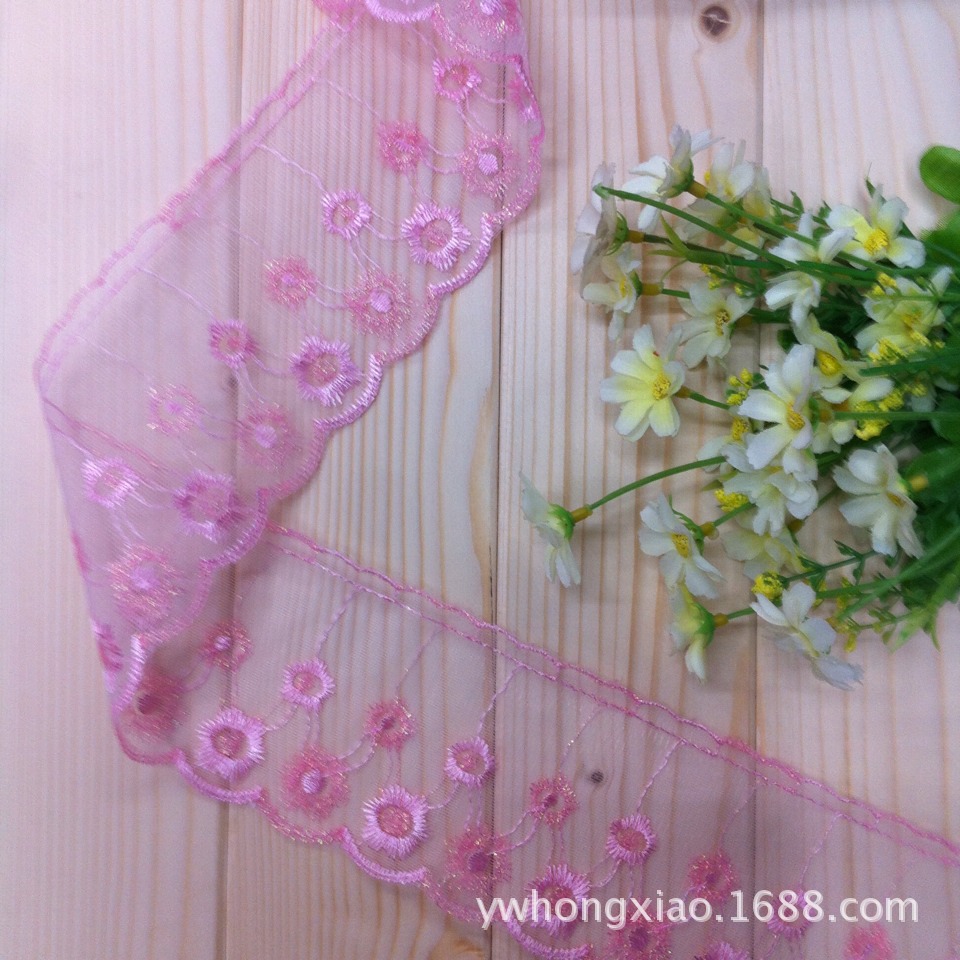 Spot Small Batch Manufacturers Supply 10cm Skirt Stabilized Yarn Lace Mesh Embroidery Lace Clothing Accessories Spot Small Batch Manufacturers Supply 10cm Skirt Stabilized Yarn Lace Mesh Embroidery Lace Clothing Accessories