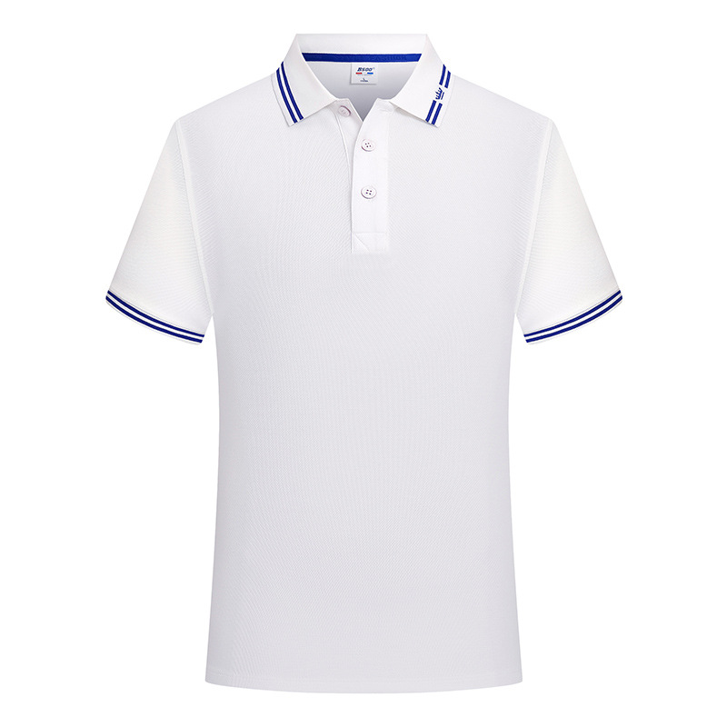 Summer Men's and Women's Fashion Short-Sleeved Polo Shirt Customization Casual Polo Collar Cultural Shirt Group Activities Advertising Shirt Customization