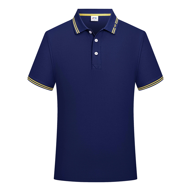 Summer Men's and Women's Fashion Short-Sleeved Polo Shirt Customization Casual Polo Collar Cultural Shirt Group Activities Advertising Shirt Customization