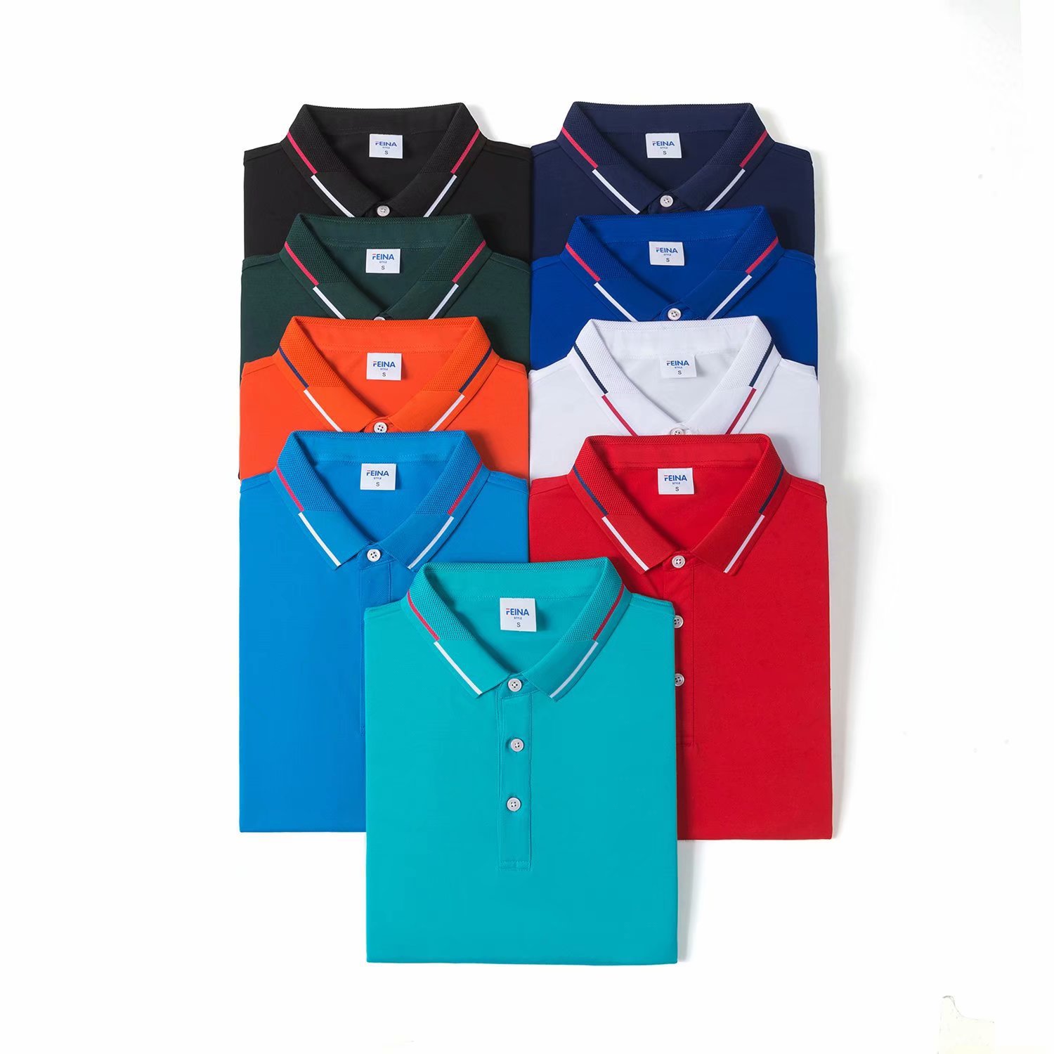 Summer Short-Sleeved Polo Shirt Work Clothes Customized Breathable Comfortable Cultural Shirt Advertising Shirt Corporate Work Clothes Printed Logo