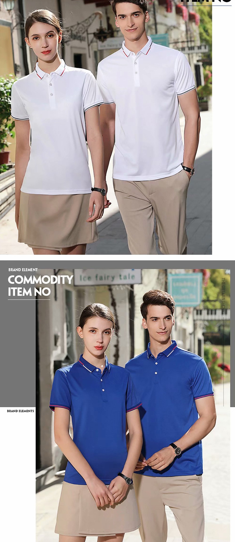 Summer Short-Sleeved Polo Shirt Work Clothes Customized Breathable Comfortable Cultural Shirt Advertising Shirt Corporate Work Clothes Printed Logo Summer Short-Sleeved Polo Shirt Work Clothes Customized Breathable Comfortable Cultural Shirt Advertising Shirt Corporate Work Clothes Printed Logo