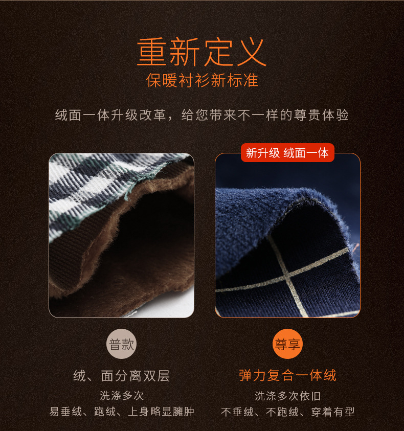 Stretch Striped Men's Thermal Shirt Autumn and Winter Fleece Lined Padded Warm Keeping Shirt Composite Single-Layer Fleece-Lined Fashion Shirt Stretch Striped Men's Thermal Shirt Autumn and Winter Fleece Lined Padded Warm Keeping Shirt Composite Single-Layer Fleece-Lined Fashion Shirt
