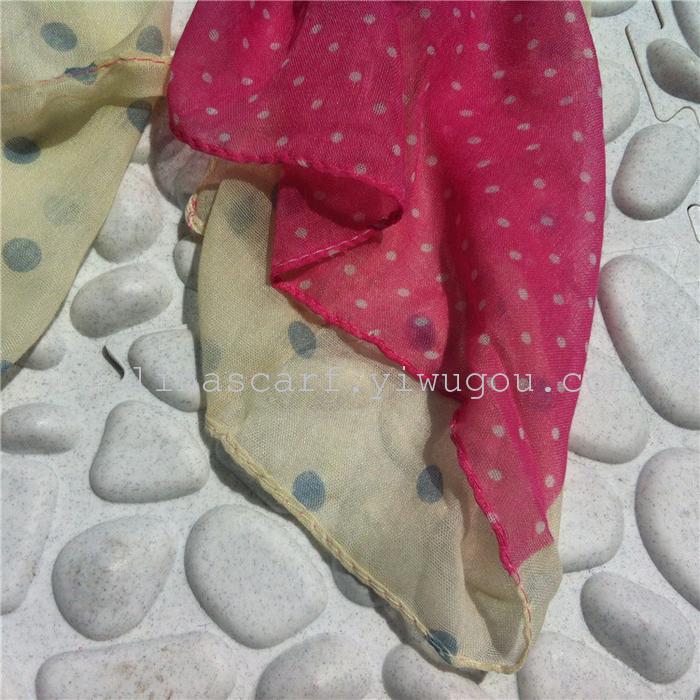Hot spring/summer 2014 new Korean sweet polka dot lace Barry sand Sun shawl
