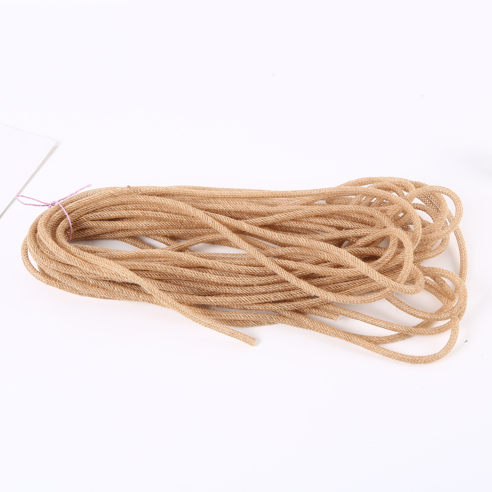DIY Christmas Crafts Decorative Hemp Rope Craft Ornament Material Hemp Rope Lace Jute Edge Cotton Linen Woven Accessories