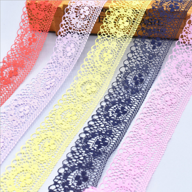 10 Yards a Roll in Stock 4cm Non-Elastic Lace Semicircle Lace Clothing Underwear DIY Accessories Color Accessories