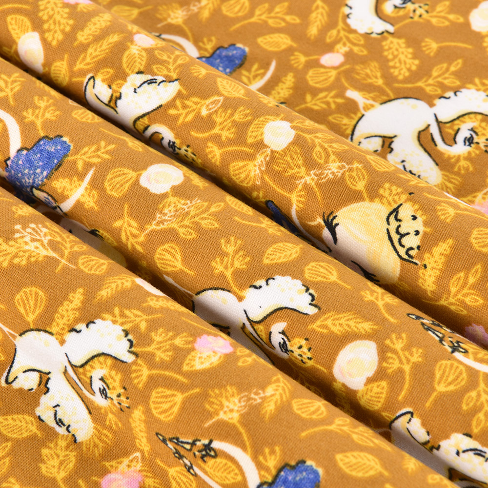 Factory Supply Custom Printed 95% Polyester 5% Spandex Milk Fiber Four- Way Elastic Fabric Knitted Stretch Fabric