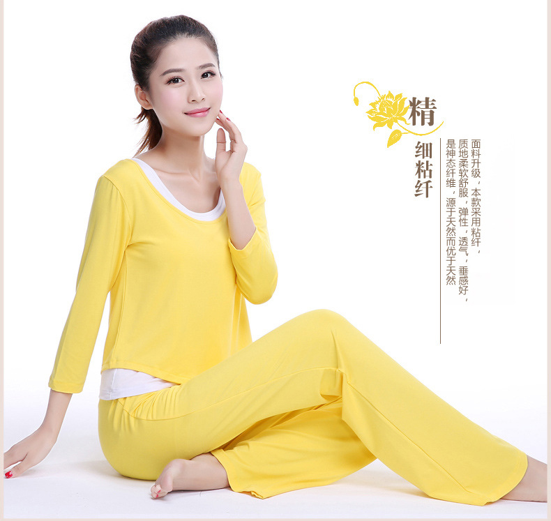 Butterfly Dance Fall/Winter Yoga Wear Three-Piece Set Exercise Clothing Dancing Dress Comfortable Loose Design Exercise Clothing Women