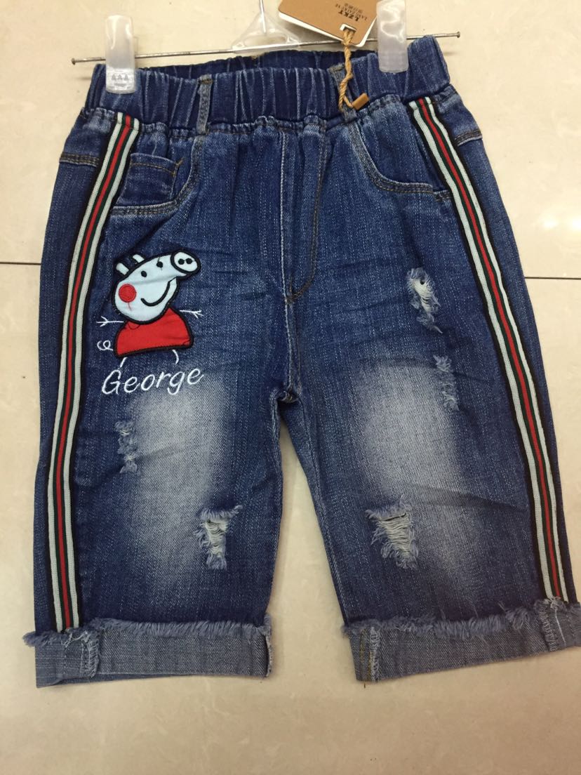 Children's spring and summer jeans girl's trousers Korean version 2019 hot style all-matching spring and autumn pants Children's spring and summer jeans girl's trousers Korean version 2019 hot style all-matching spring and autumn pants