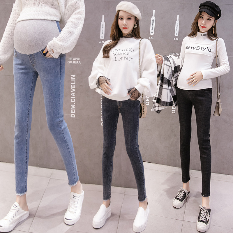 Maternity Pants Women&#039;s Summer Spring and Summer Casual Fashion Pants Outer Wear Maternity Jeans Summer Clothes Season Maternity Clothes