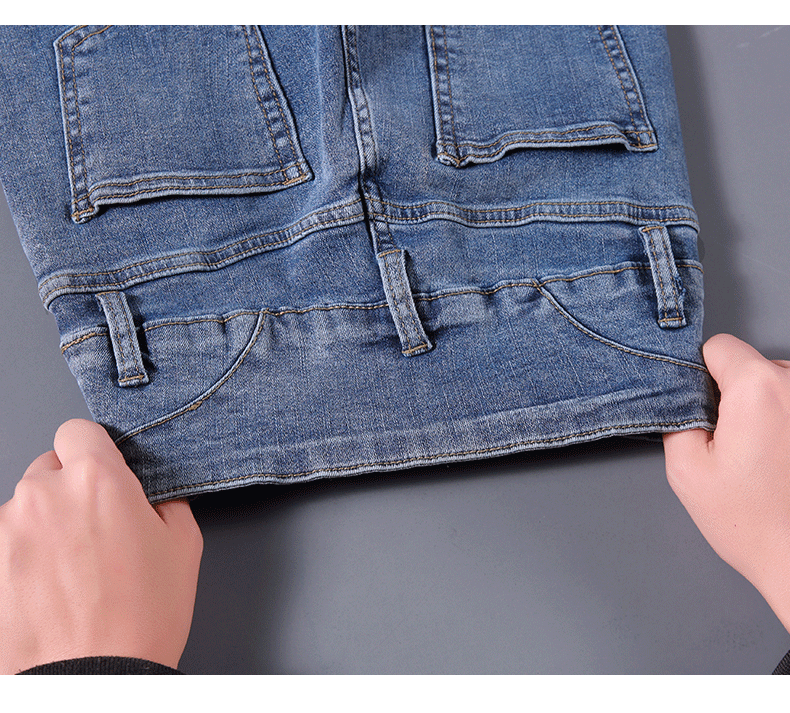 jeans High Waist Velvet Padded Thick Jeans Women's Winter New Elastic High Show Tight and Warm Feet Pencil Long Pants jeans High Waist Velvet Padded Thick Jeans Women's Winter New Elastic High Show Tight and Warm Feet Pencil Long Pants