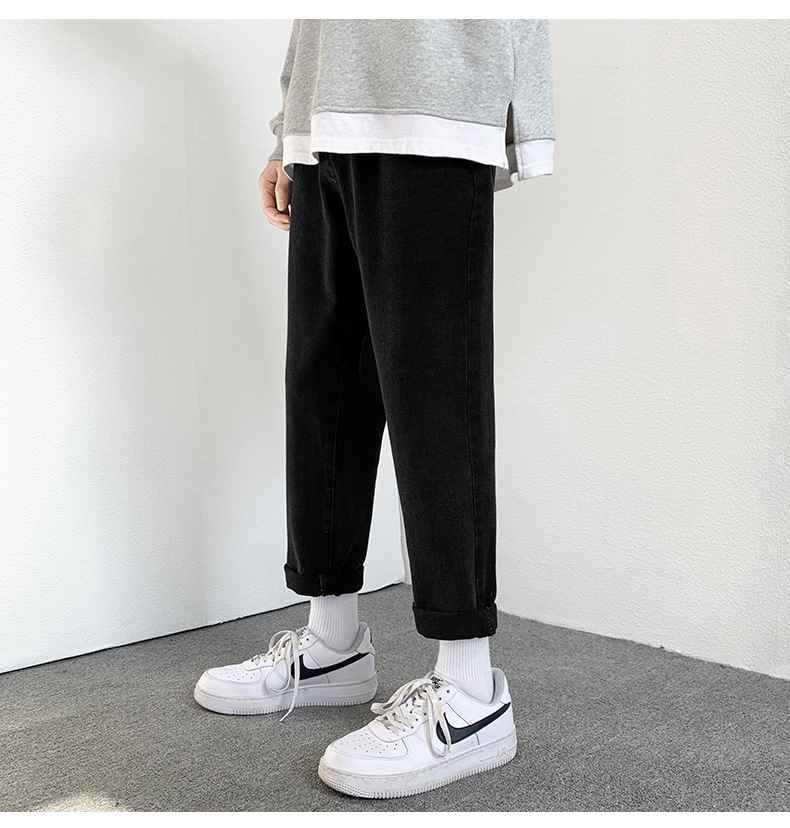 2022 Jeans Men's Korean Style Casual Men's Denim (Ankle-Length Pants) Spring and Autumn Trends Light Color Hole Mid-Waist Jeans 2022 Jeans Men's Korean Style Casual Men's Denim (Ankle-Length Pants) Spring and Autumn Trends Light Color Hole Mid-Waist Jeans