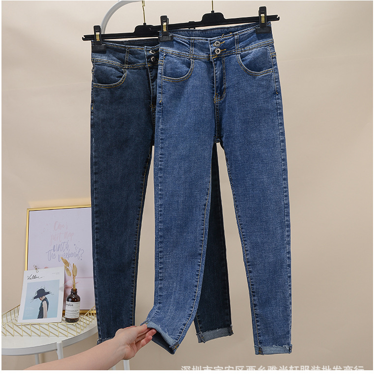Jeans for Women 2021 Spring and Autumn New Korean Style Women's Daddy Wide Leg Denim Trousers for Women Foreign Trade Stall Supply Jeans for Women 2021 Spring and Autumn New Korean Style Women's Daddy Wide Leg Denim Trousers for Women Foreign Trade Stall Supply