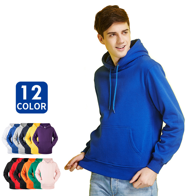 New Hoodie Men&#039;s Sports Hooded Brushed Hoody Printed Logo Men&#039;s Blank Hooded Sweater Fashion Brand Manufacturer