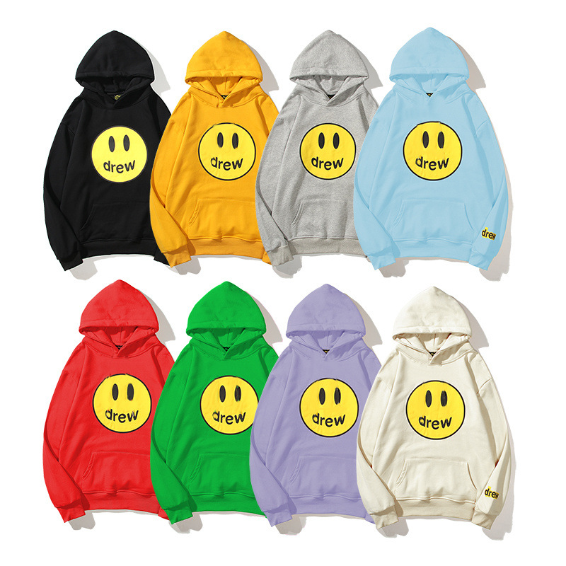 2020 Winter New Star Same Style Smiley Face Brushed Hoody Male and Female Couples Wear Hoodie One Piece Dropshipping