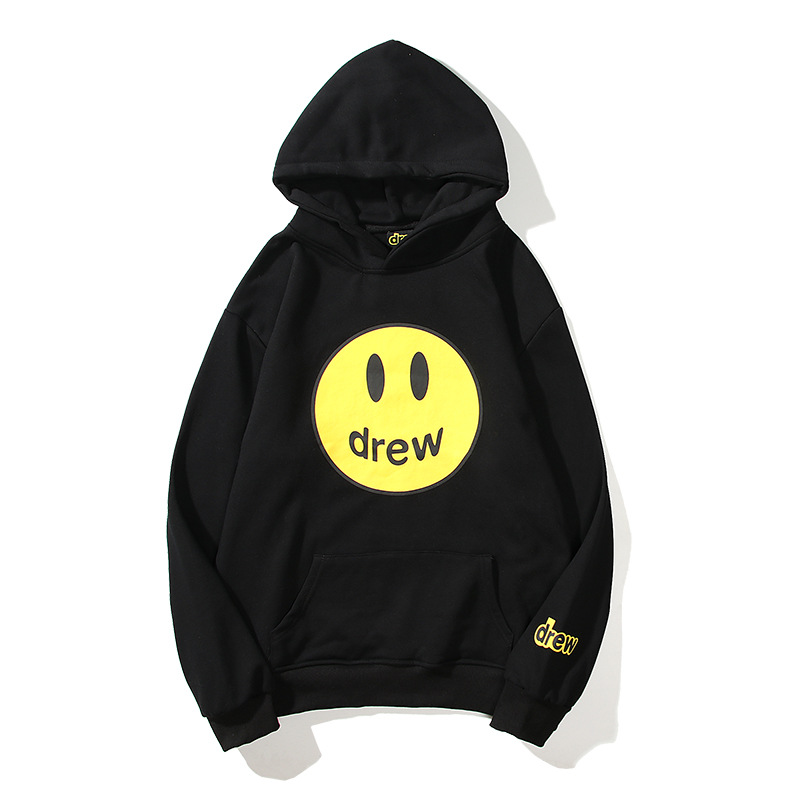 2020 Winter New Star Same Style Smiley Face Brushed Hoody Male and Female Couples Wear Hoodie One Piece Dropshipping