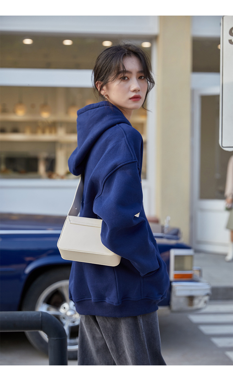 2021 Autumn and Winter New Korean Style Letter Hooded Fleece Padded Coat Top Loose and Idle BF Student Pullover Hoody 2021 Autumn and Winter New Korean Style Letter Hooded Fleece Padded Coat Top Loose and Idle BF Student Pullover Hoody
