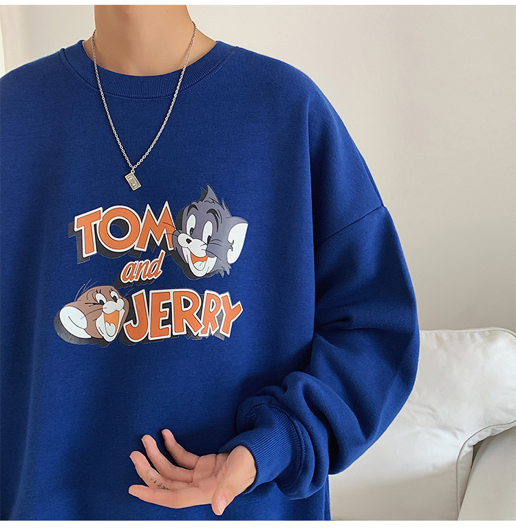 2020 New round Neck Brushed Hoody Men's KoreanStyle Loose Couple LongSleeved Tshirt Versatile Top Bottoming Shirt 2020 New round Neck Brushed Hoody Men's KoreanStyle Loose Couple LongSleeved Tshirt Versatile Top Bottoming Shirt