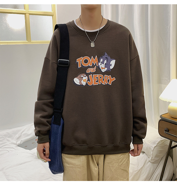 2020 New round Neck Brushed Hoody Men's KoreanStyle Loose Couple LongSleeved Tshirt Versatile Top Bottoming Shirt 2020 New round Neck Brushed Hoody Men's KoreanStyle Loose Couple LongSleeved Tshirt Versatile Top Bottoming Shirt